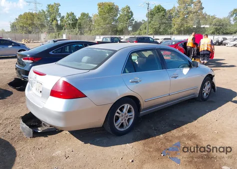 2007 Honda Accord 2.4 Se из США, поврежденный, VIN 1HGCM56357A160980